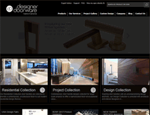 Tablet Screenshot of designerdoorware.com.au